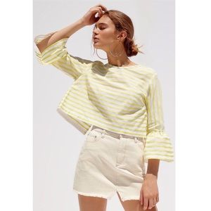 Urban Outfitters KB Bell Sleeve Open Back Top